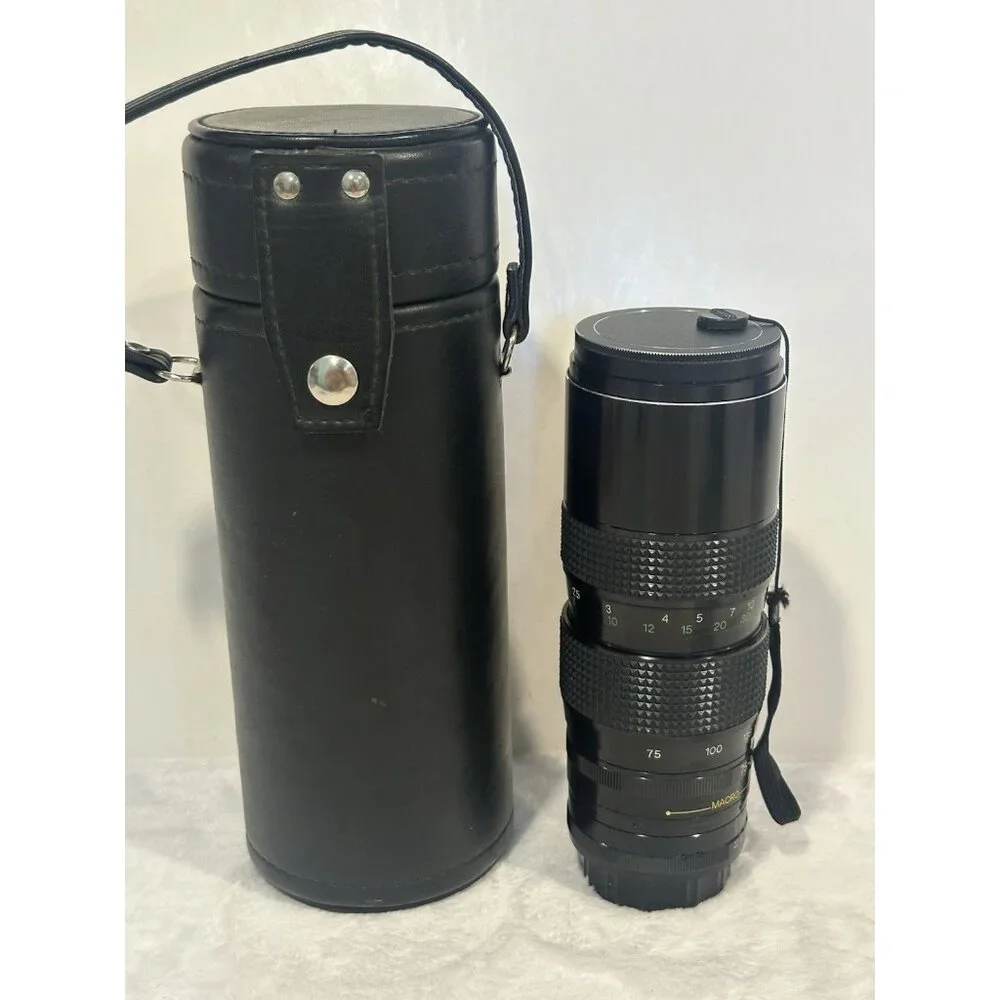 soligor Auto Zoom Macro Camera Lens 1:3.5 With Case